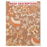 Home Dynamix Tremont Floral Rug, Taupe/Pink