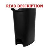 Hefty 12.3gal Slim Step Trash Can with Lid