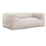 Sealy Redd 71" Corduroy Bean Bag Sofa
