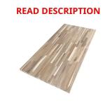 Unfinished Acacia Butcher Block Countertop