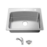 33 in. Drop-In Sink w/ Pull-Out Faucet