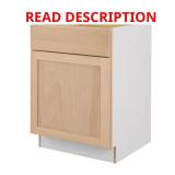 Unfinished 24x24x34.5 in. Base Cabinet