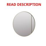 Juno 32"W x 32"H Round Gold Cabinet