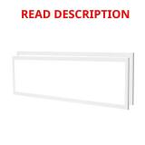 2-Pack 1x4ft LED Panel Light, 5700 lm, 3 CCTs