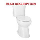 Power Flush 12" Dual Flush Toilet, White