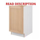 Double Trash Can Cabinet, Unfinished