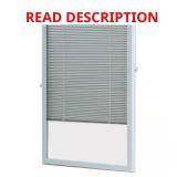 White Cordless Enclosed Blind for 20x36