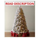 7.5 ft Glistening Pine LED Pre-Lit Tree T17
