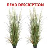 Artificial Grass Plant 2 Pack 59" Pot Grass