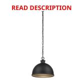 Talullah 1-Light Matte Black Pendant