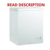 4.9 cu. ft. Chest Freezer, LED White