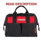 Husky 12 in 4 Pocket Zippered Tool Bag