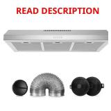 36 in. 600 CFM Convertible Range Hood
