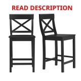 Cedarville Charcoal Counter Stools (2)