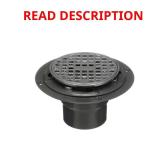 Round Gray PVC Drain with 4-3/16 in. Cover