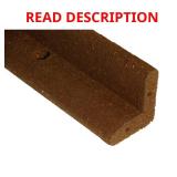 EcoBorder 4 ft. Brown Rubber Landscape Edging