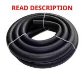 3/4 in. I.D. 1 in. OD Vinyl Heater Hose, Black