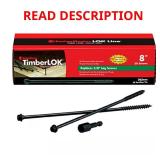 TimberLOK Structural Wood Screws - 8"