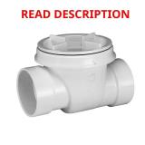 4 in. PVC DWV Backwater Valve