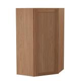 Sinclair Corner Wall Cabinet, Shaker Oak