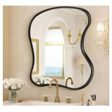 30x36 Black Aluminum Wall Mirror