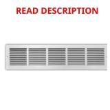 Everbilt 30x6 1-Way Steel Grille White