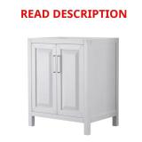 Daria 29-in. Single Vanity Cabinet, White