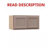 30 in. Wall Bridge Cabinet, Unfinished