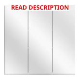 Frameless Tri-View Cabinet 30-3/8x30-3/16