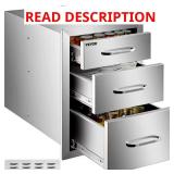 Stainless Steel Outdoor Kitchen Drawer