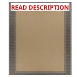 Hampton Bay Black/Beige Border 5x7 Rug
