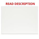 48 in. W x 34.5 in. H End Panel in Satin White