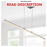 Conley 39.5 in LED Chrome Pendant Light