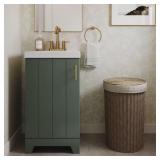 Fernhill 19-in. Sage Vanity with Marble Top