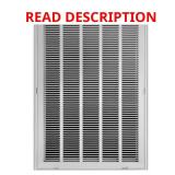 20x30 in. Steel Return Air Filter Grille White