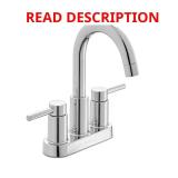 Dorind 4-in Centerset Bathroom Faucet Chrome