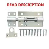 6 in. Zinc-Plated Heavy-Duty Barrel Bolt