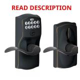 Camelot Aged Bronze Electronic Lock