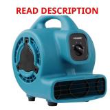 Multi-Purpose Mini Mighty 9 in. Mover Fan Blue