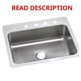 Dayton 27-in. Drop-In/Undermount Sink Only