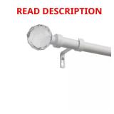 Crystal Ball Curtain Rod Kit, 1 in. Dia