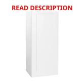 Avondale Shaker Alpine White Cabinet 12in W