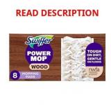 Swiffer PowerMop Wood Mopping Pad Refills, 8