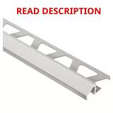 Reno-U Satin Nickel Aluminum Reducer Edging