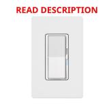 Lutron White 150 W 3-Way Dimmer Switch 1 pk