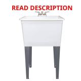 Thermoplastic Utility Tub with Grey Legs