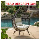 Cutter Multi-Brown Teardrop Lounge Chair