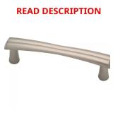 Notched 3 in. Satin Nickel Cabinet Drawer Pull (5