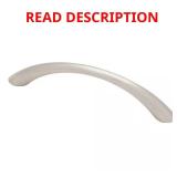 Tapered Bow 3-3/4 in. Satin Nickel Drawer Pull (3