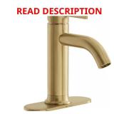 Ryden Brushed Gold Single-Hole Faucet
